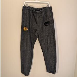 ROOTS Sweatpants Chicago Blackhawks Cozy Lounge Gameday Fan Gear - Size L